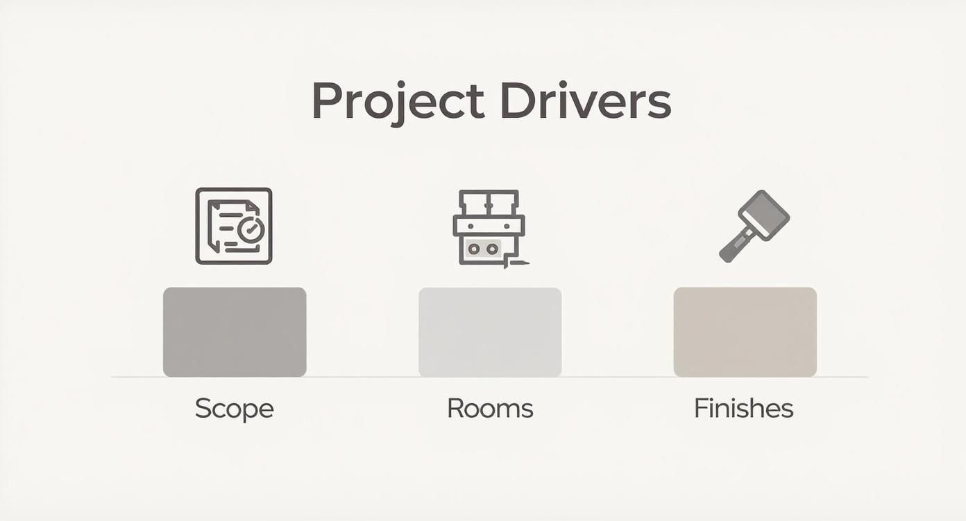 Infographic about home addition cost estimator
