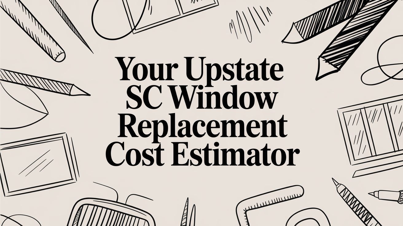 Your Upstate SC Window Replacement Cost Estimator