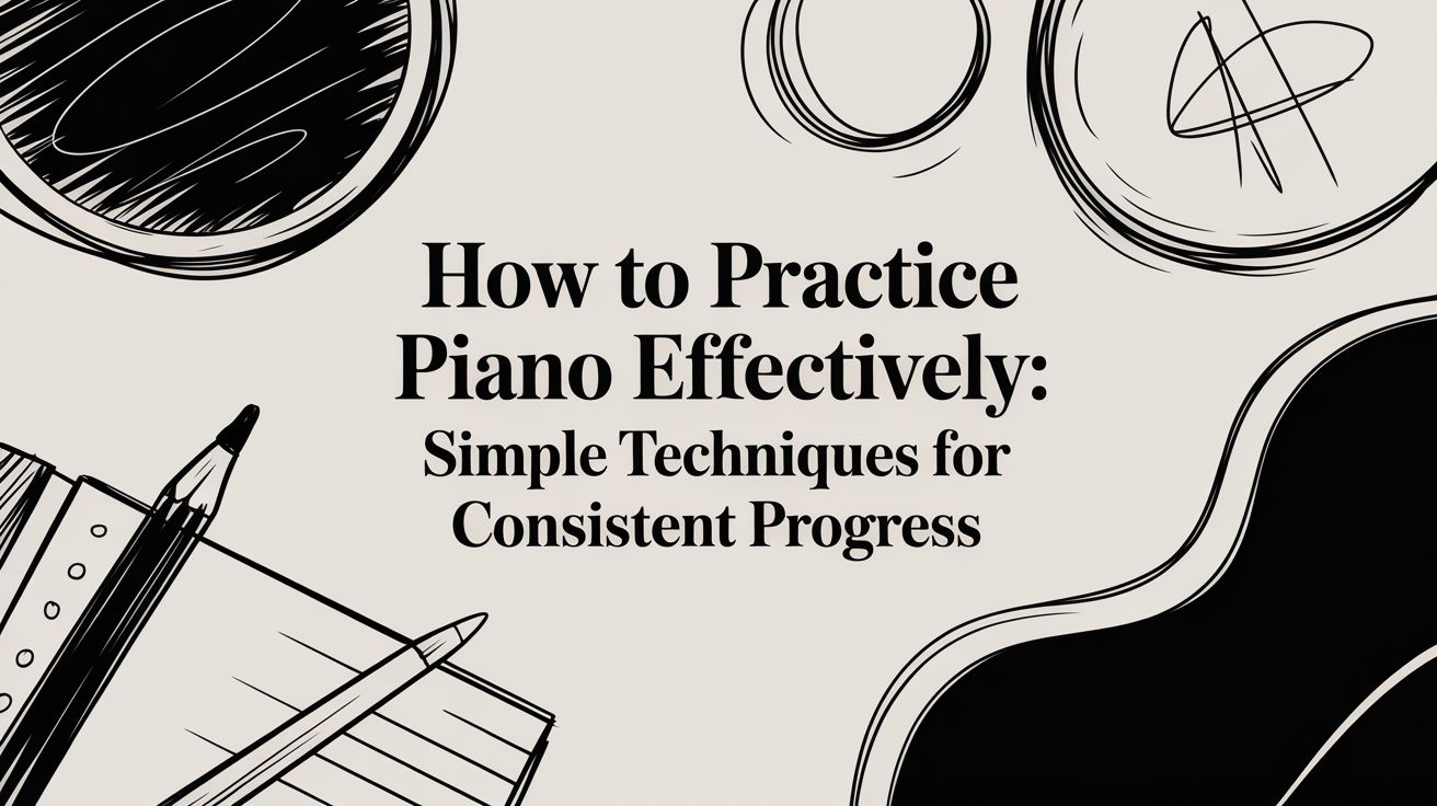 How to Practice Piano Effectively: Simple Techniques for Consistent Progress