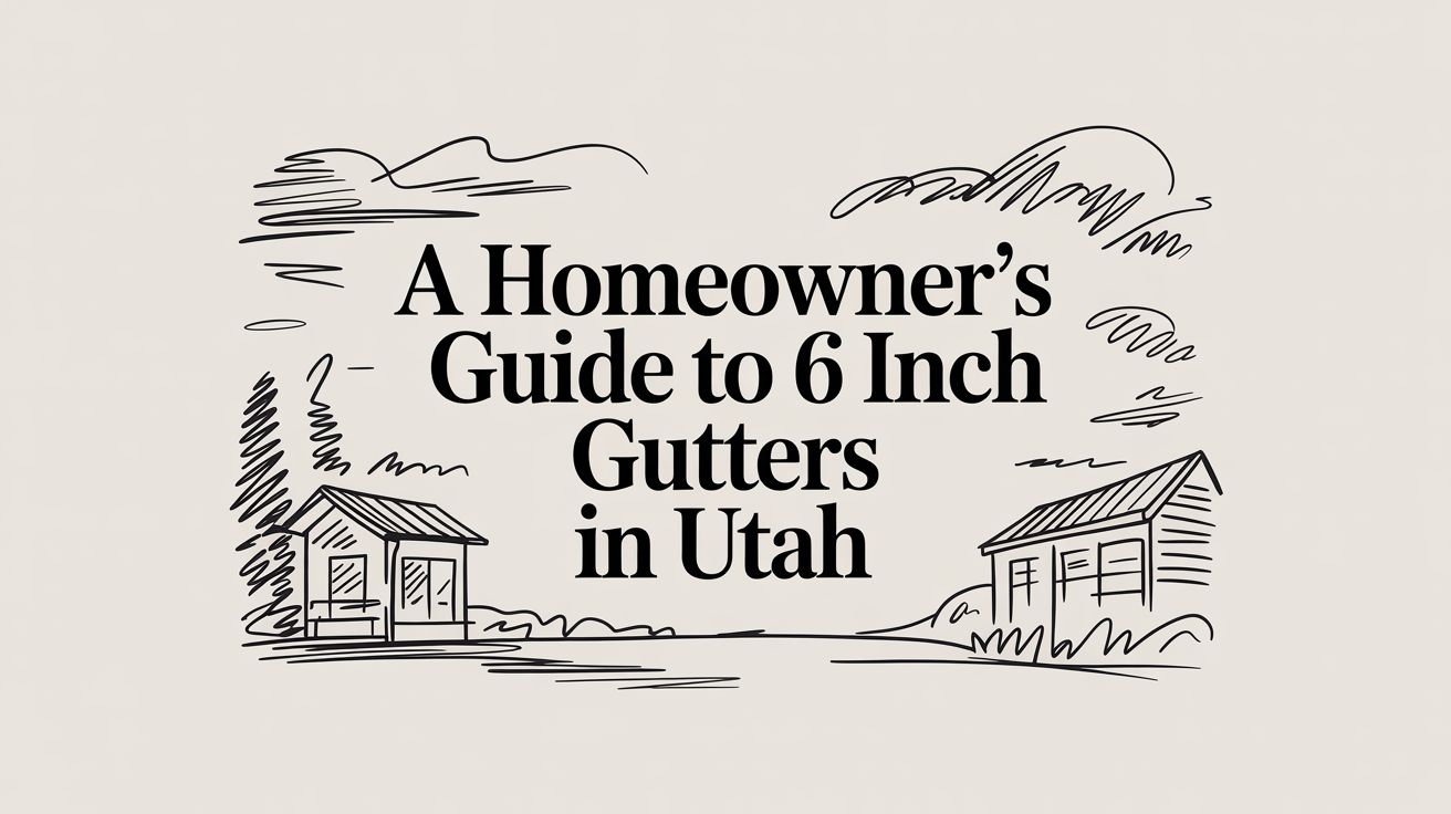 A Homeowner's Guide to 6 Inch Gutters in Utah
