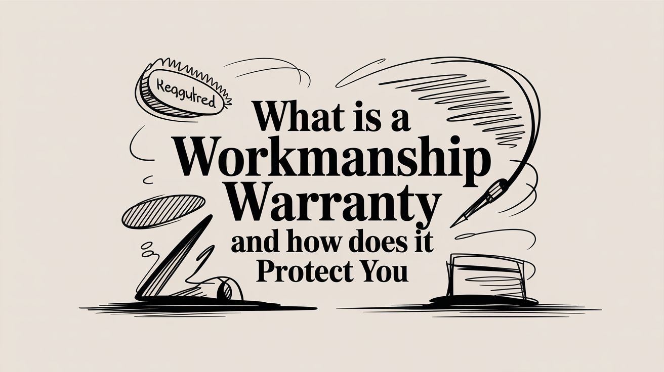 What Is a Workmanship Warranty and How Does It Protect You