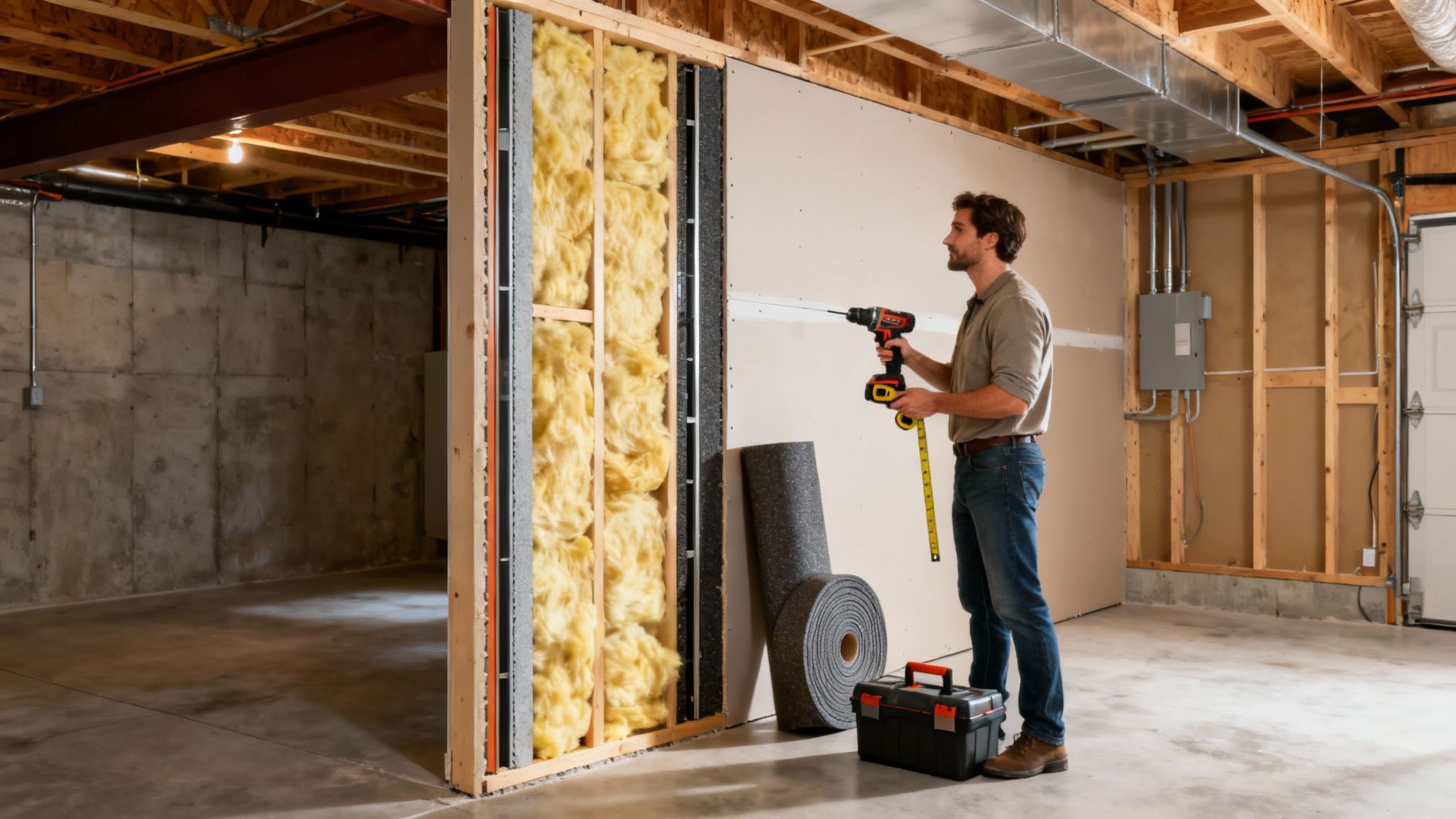 A Homeowner's Guide to Soundproof a Basement
