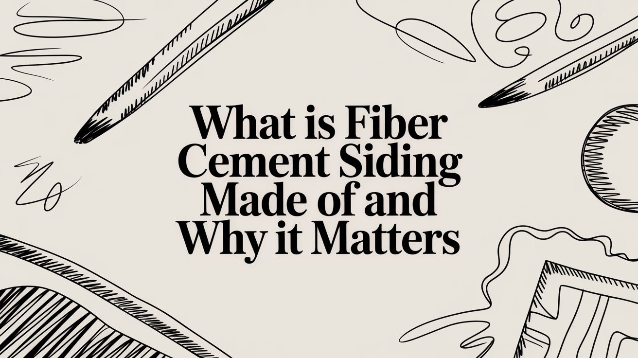 What Is Fiber Cement Siding Made Of and Why It Matters