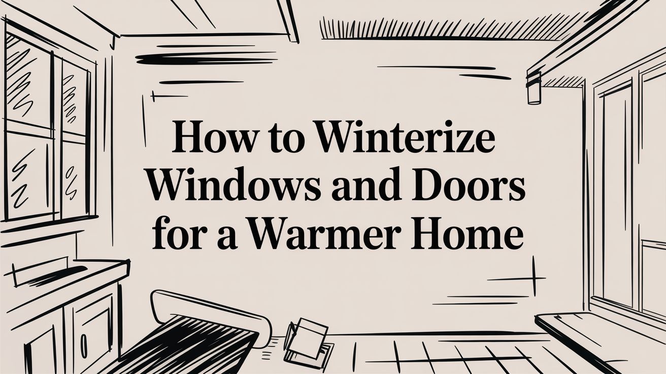 How to Winterize Windows and Doors for a Warmer Home