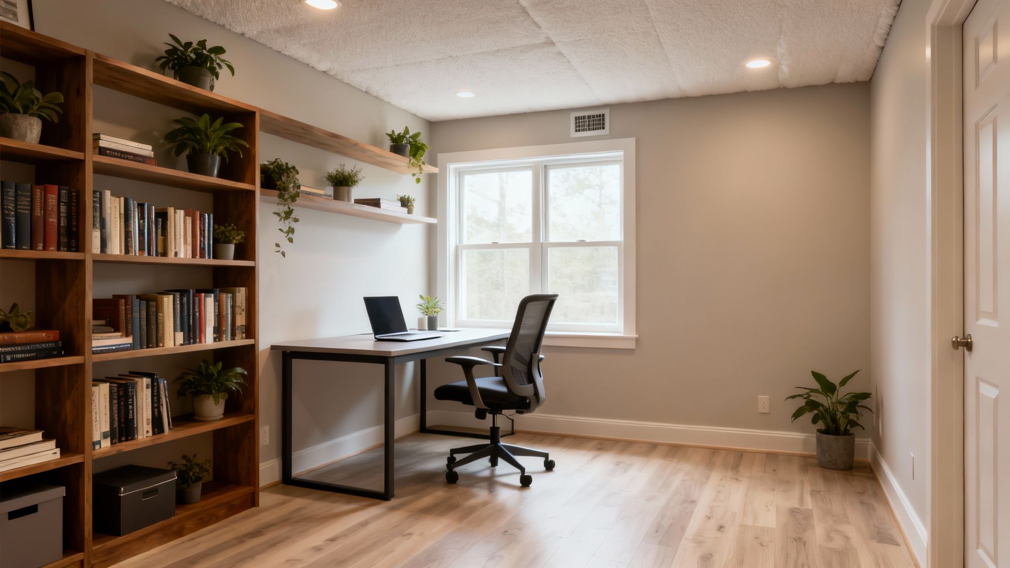 Basement Home Offices That Boost Productivity and Style