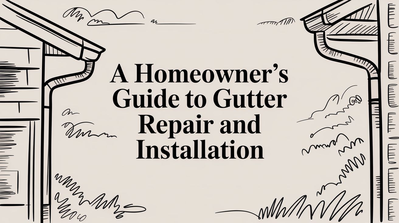 A Homeowner's Guide to Gutter Repair and Installation