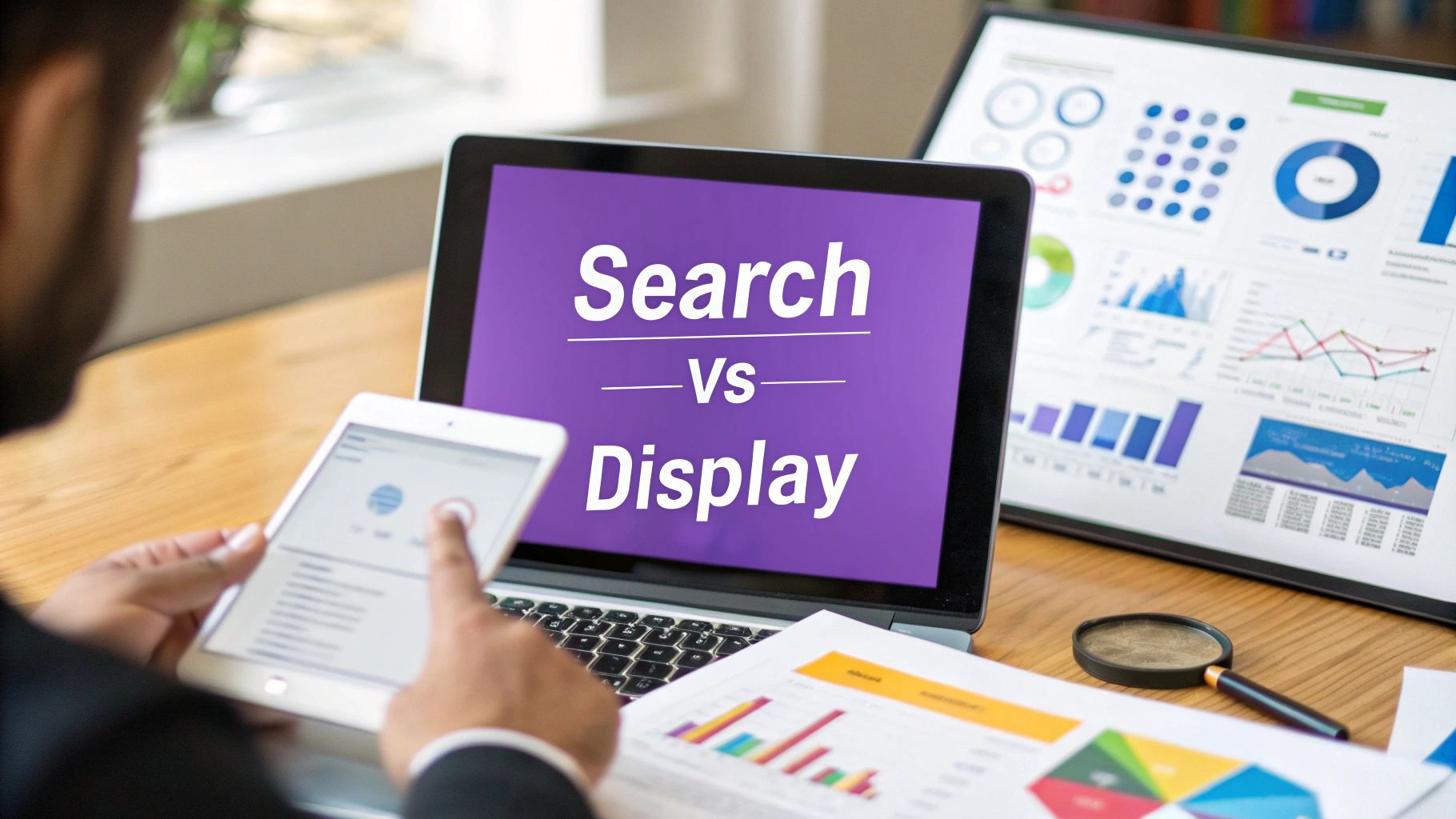 Image for search ads vs display ads: which wins for ROI?