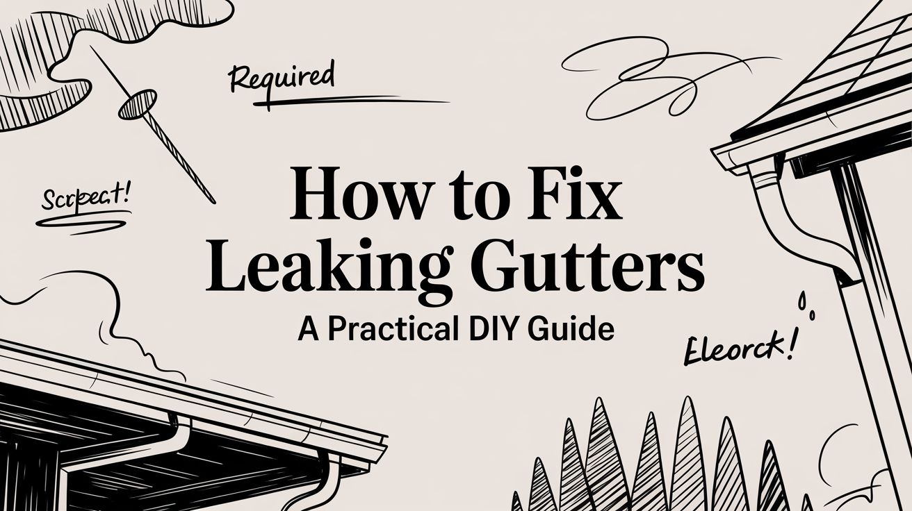 How to Fix Leaking Gutters A Practical DIY Guide
