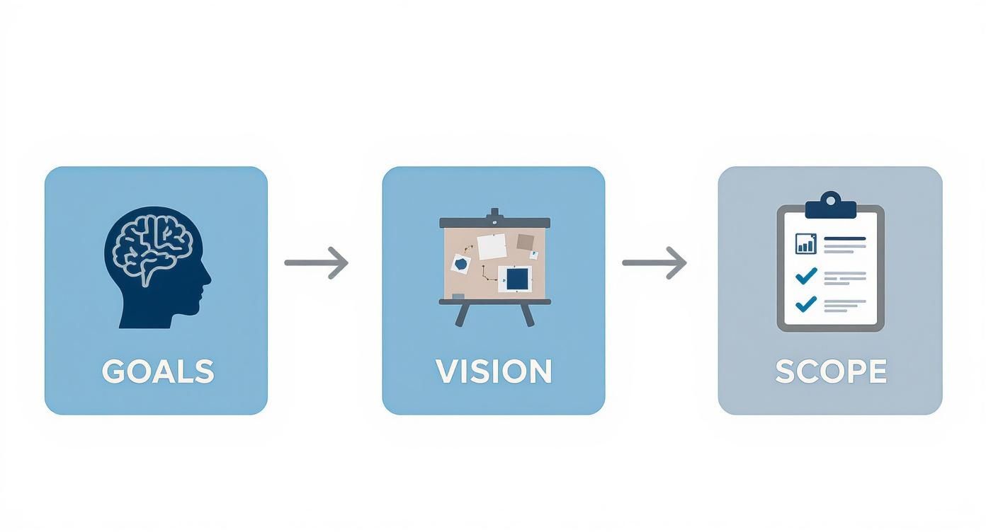 Infographic about how to plan a home renovation