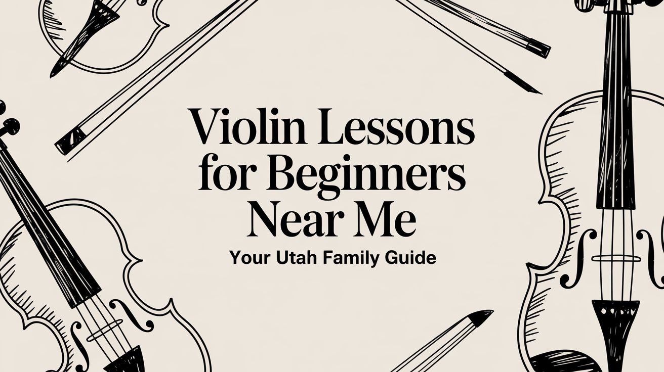 Violin Lessons For Beginners Near Me Your Utah Family Guide