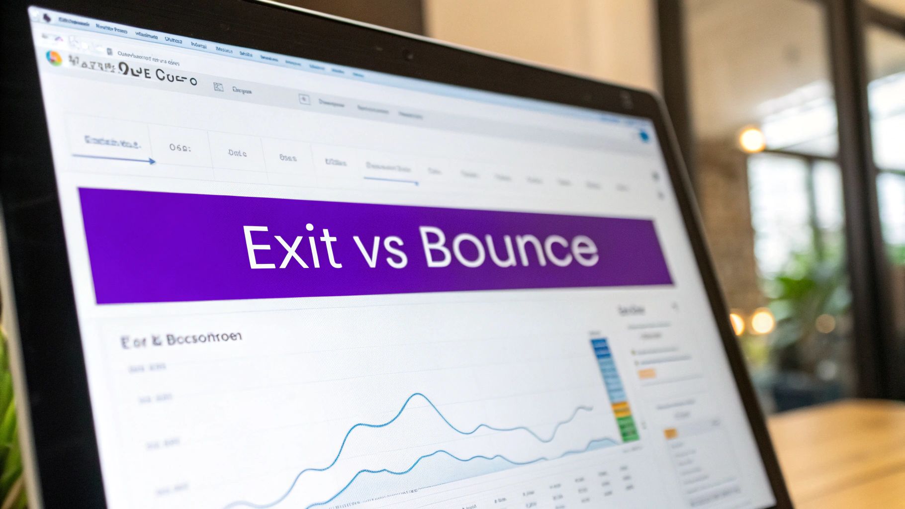 Image for Exit Rate vs Bounce Rate A Strategic Guide for Marketers