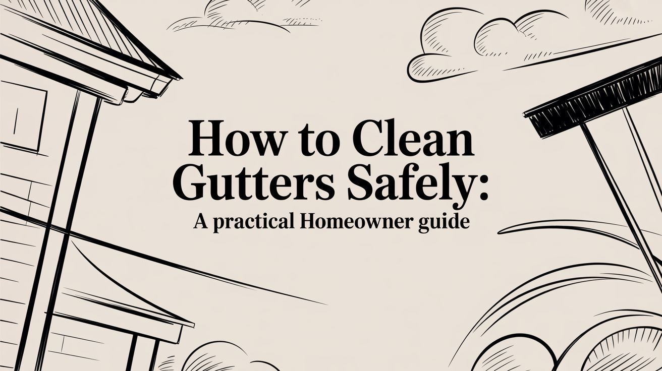 How to Clean Gutters Safely: A Practical Homeowner Guide