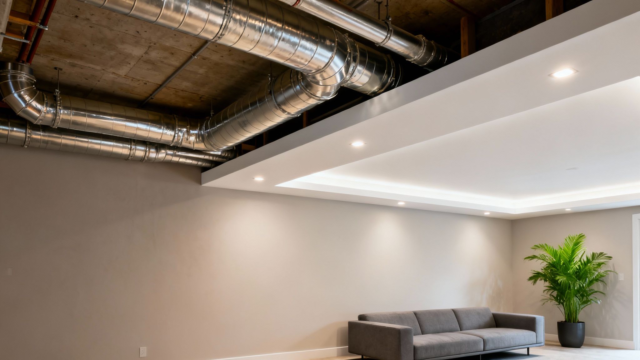 How to Hide Ductwork in Basement: Quick, Clean Design Tricks