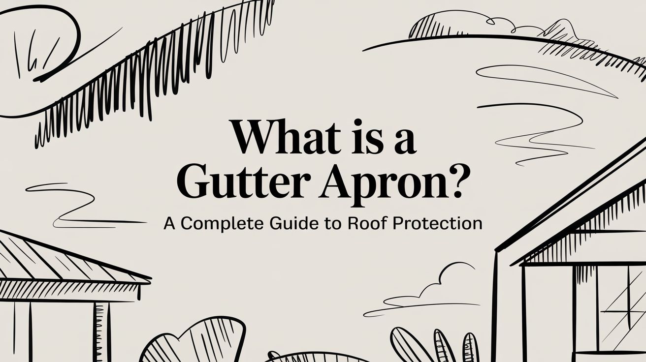 What is a gutter apron? A Complete Guide to Roof Protection