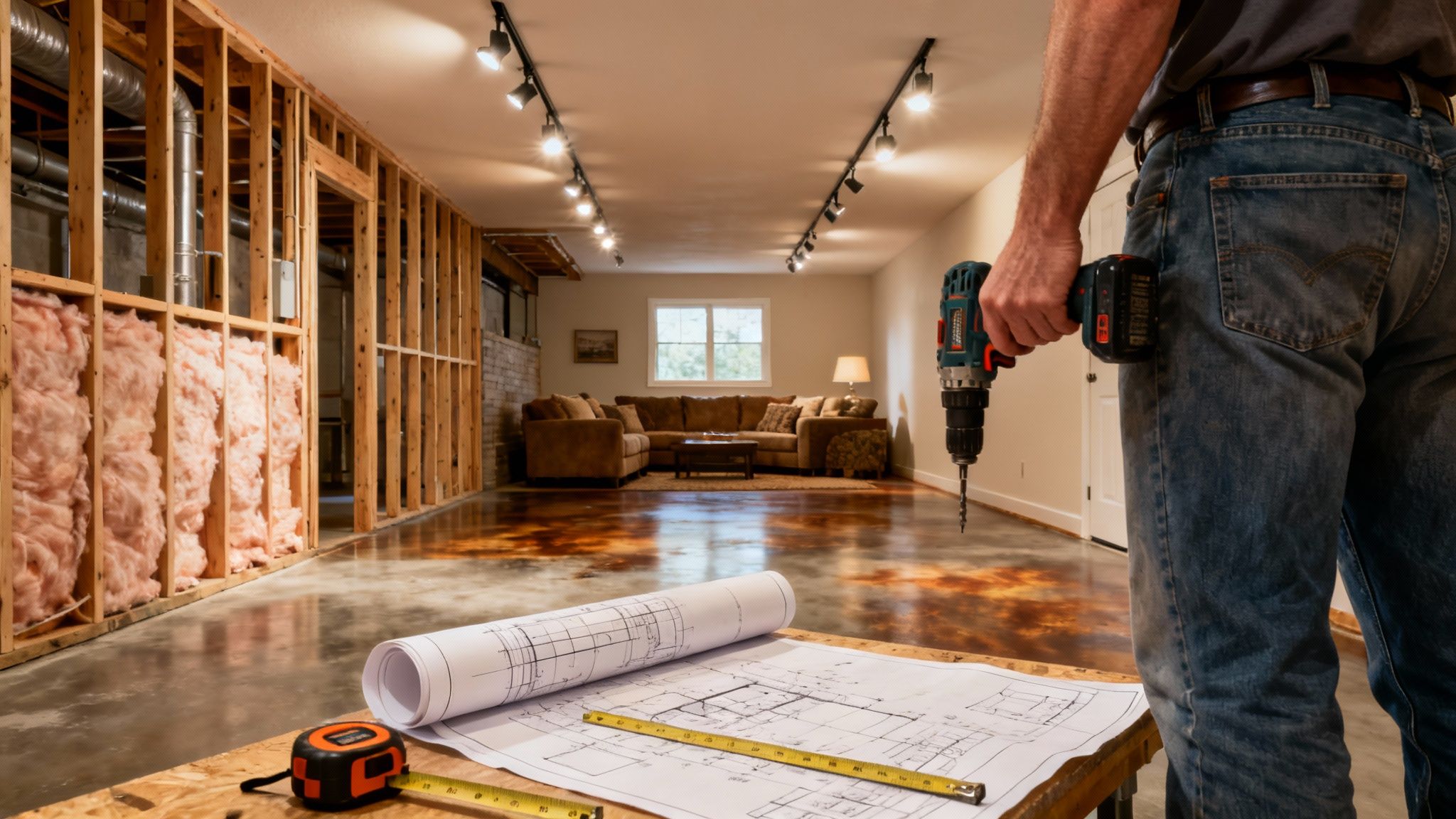 How to finish basement under $10 000: A Practical DIY Guide