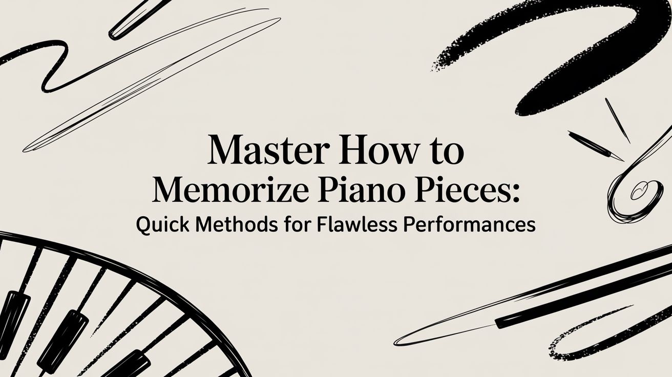 Master how to memorize piano pieces: quick methods for flawless performances