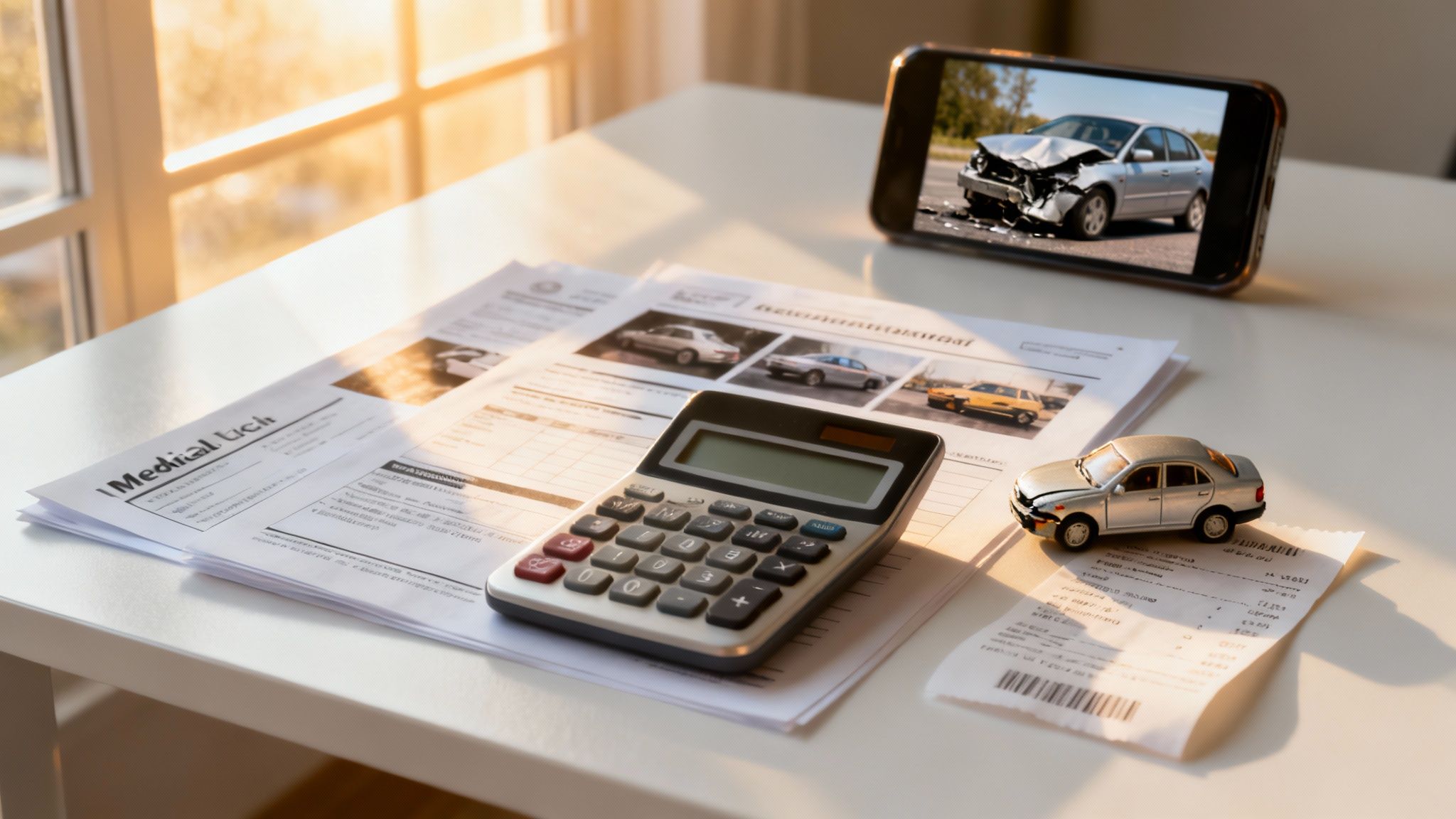 Using a Car Accident Compensation Calculator