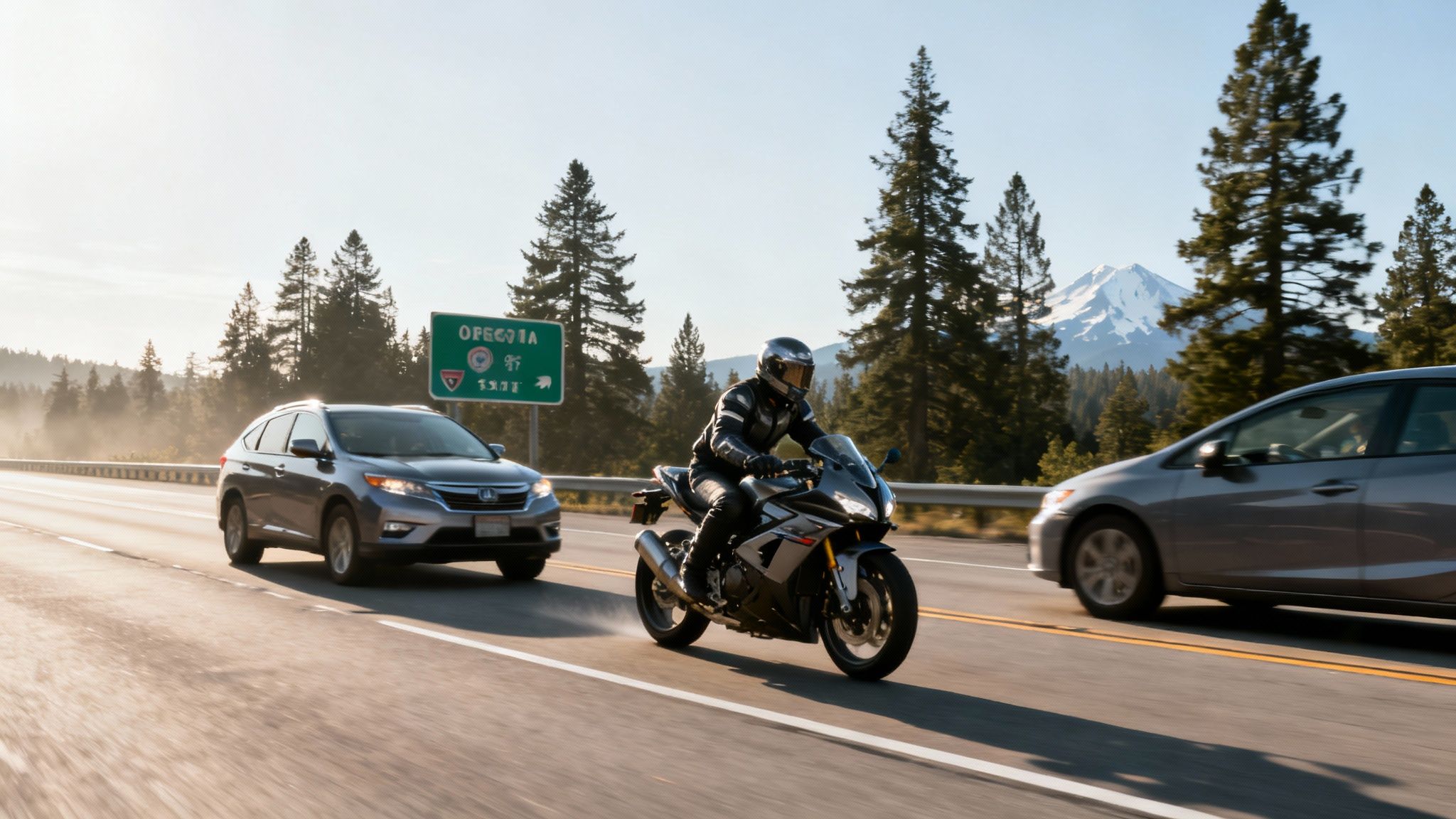 Lane Splitting Oregon: lane splitting oregon laws & tips
