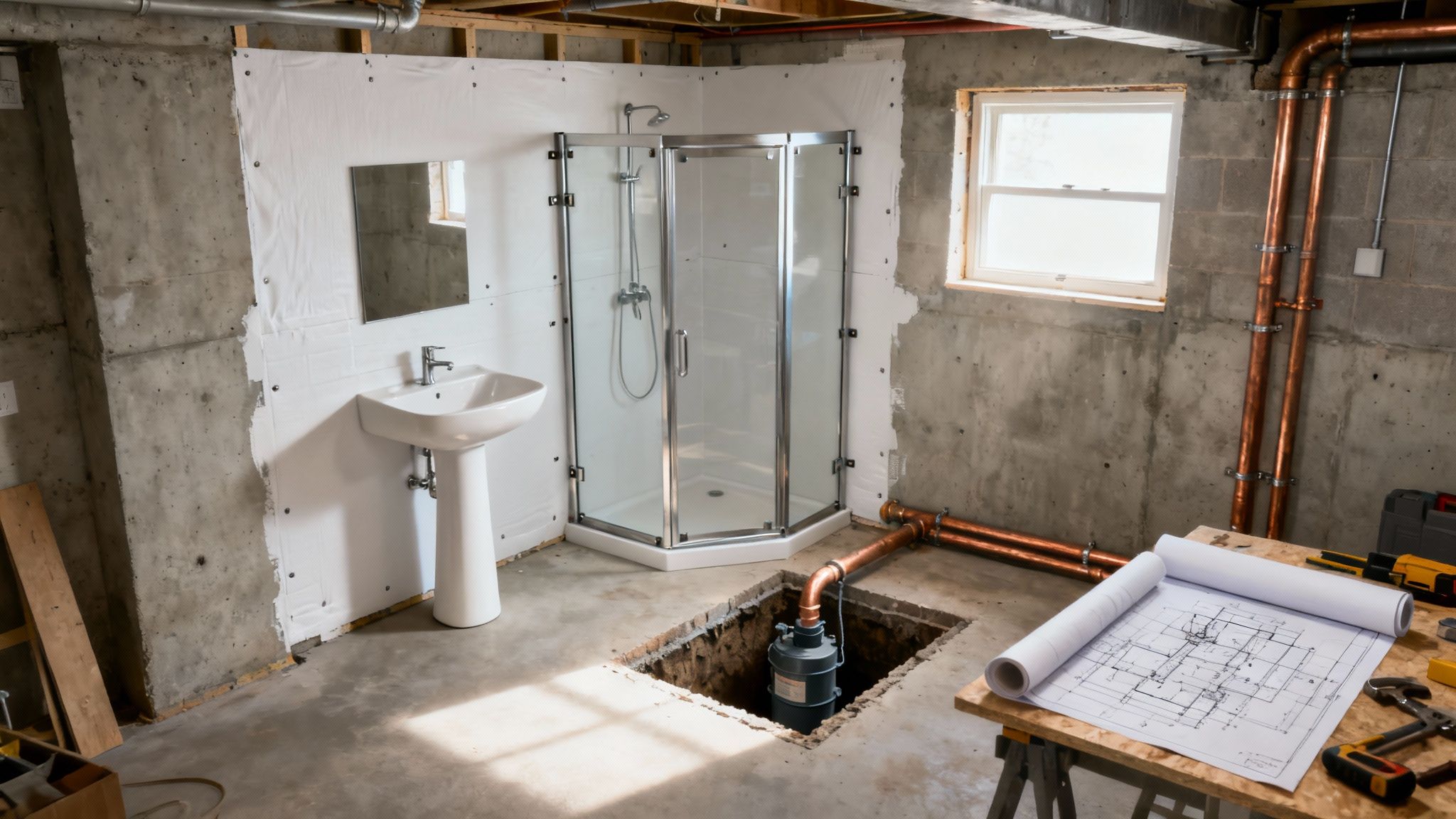 How to Put a Bathroom in a Basement: A Complete Guide