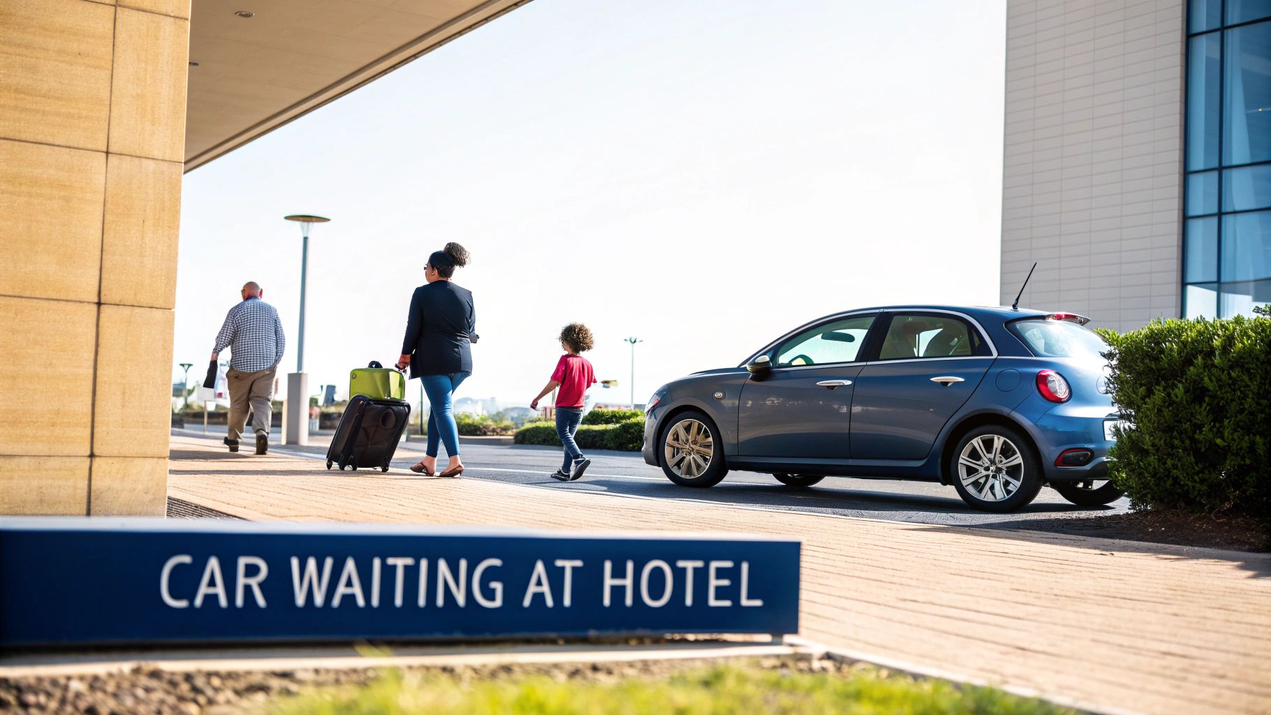 Screenshot of the Cars4Go booking page showing vehicle selection and add-on options