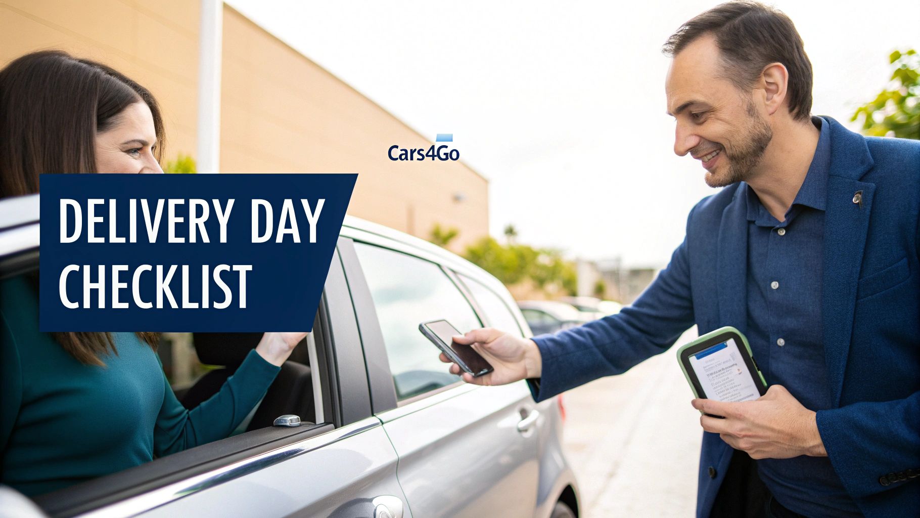 Person returning a rental car key at a hotel front desk