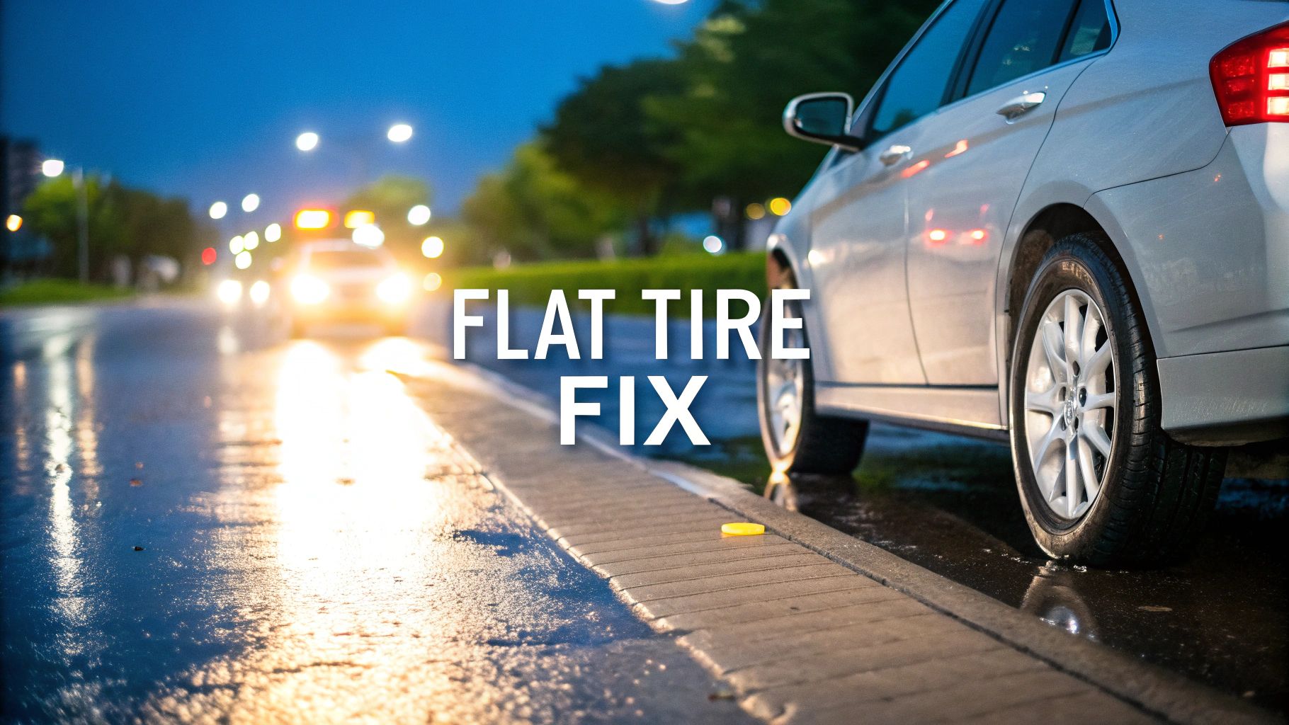 Flat Tire on Rental Car: What to Do and Who Pays