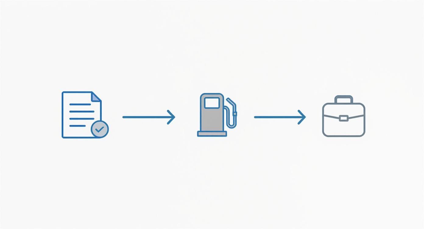 Infographic about airport rental car return