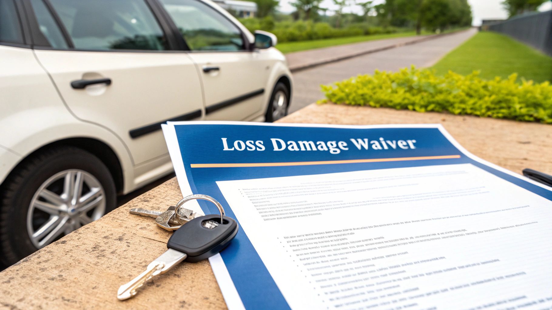 What Is Loss Damage Waiver on a Rental Car