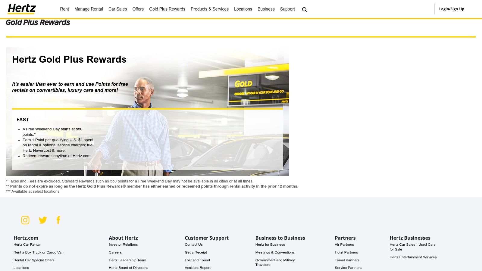 Hertz – Gold Plus Rewards