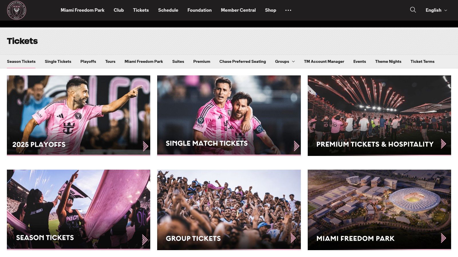 Inter Miami CF — Official Tickets (MLS)