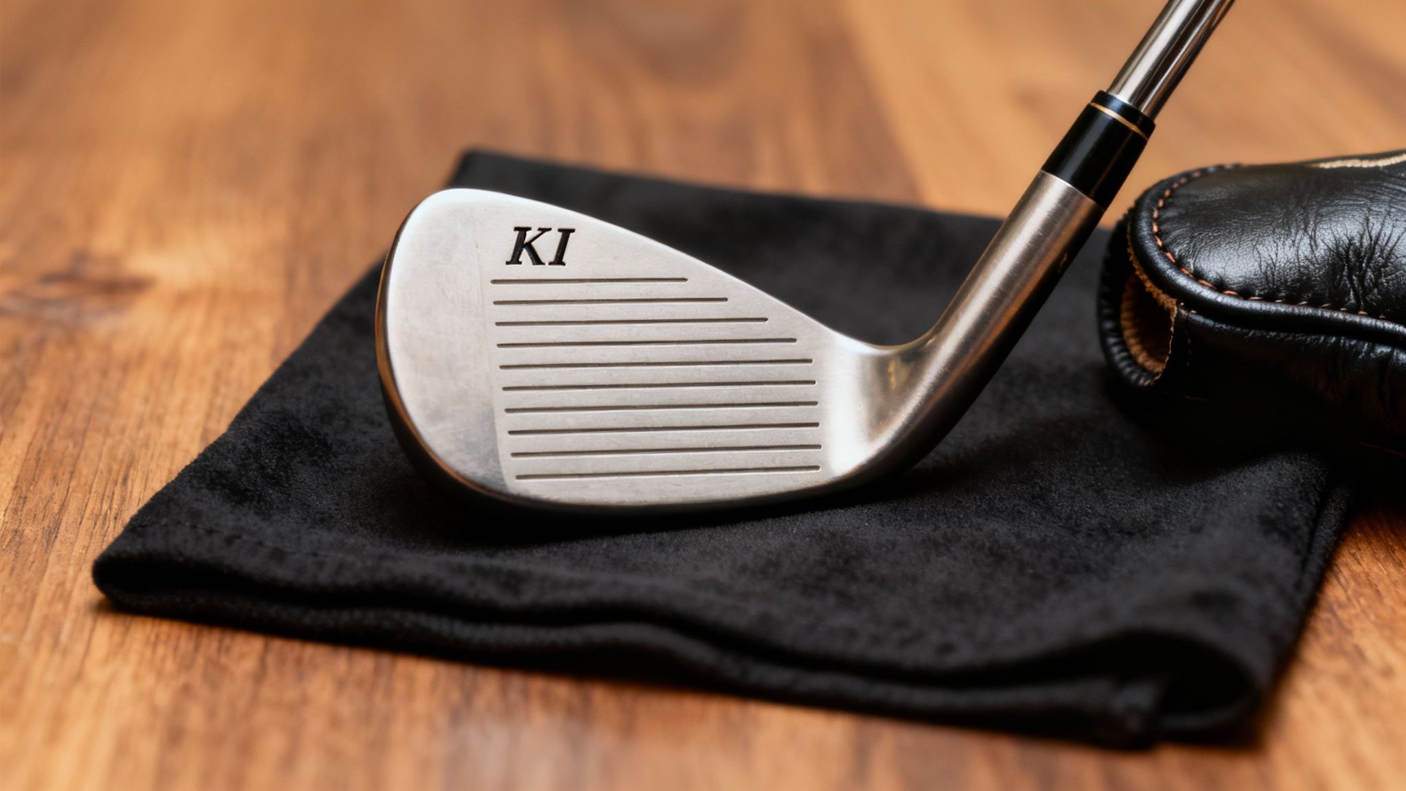 A man contemplating his next shot on the golf course