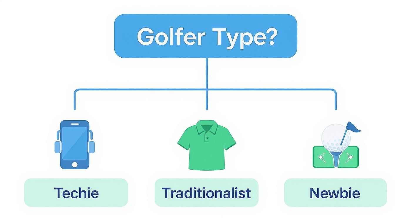 Infographic about best gifts for golfers