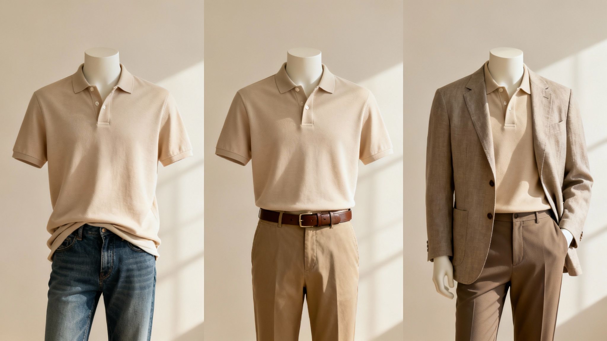 A golfer in a stylish, well-coordinated outfit on the course