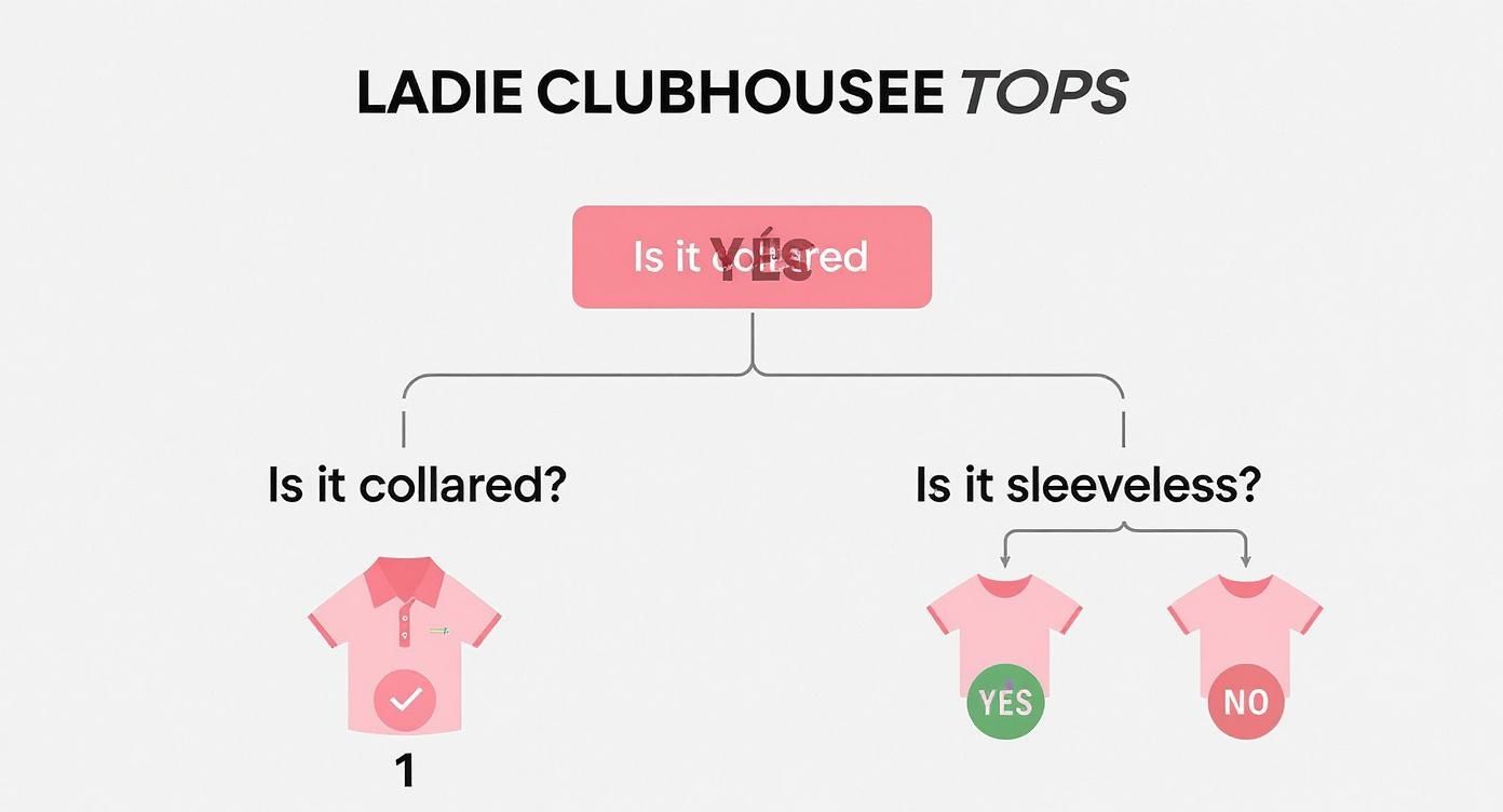 Infographic about golf clubhouse dress code
