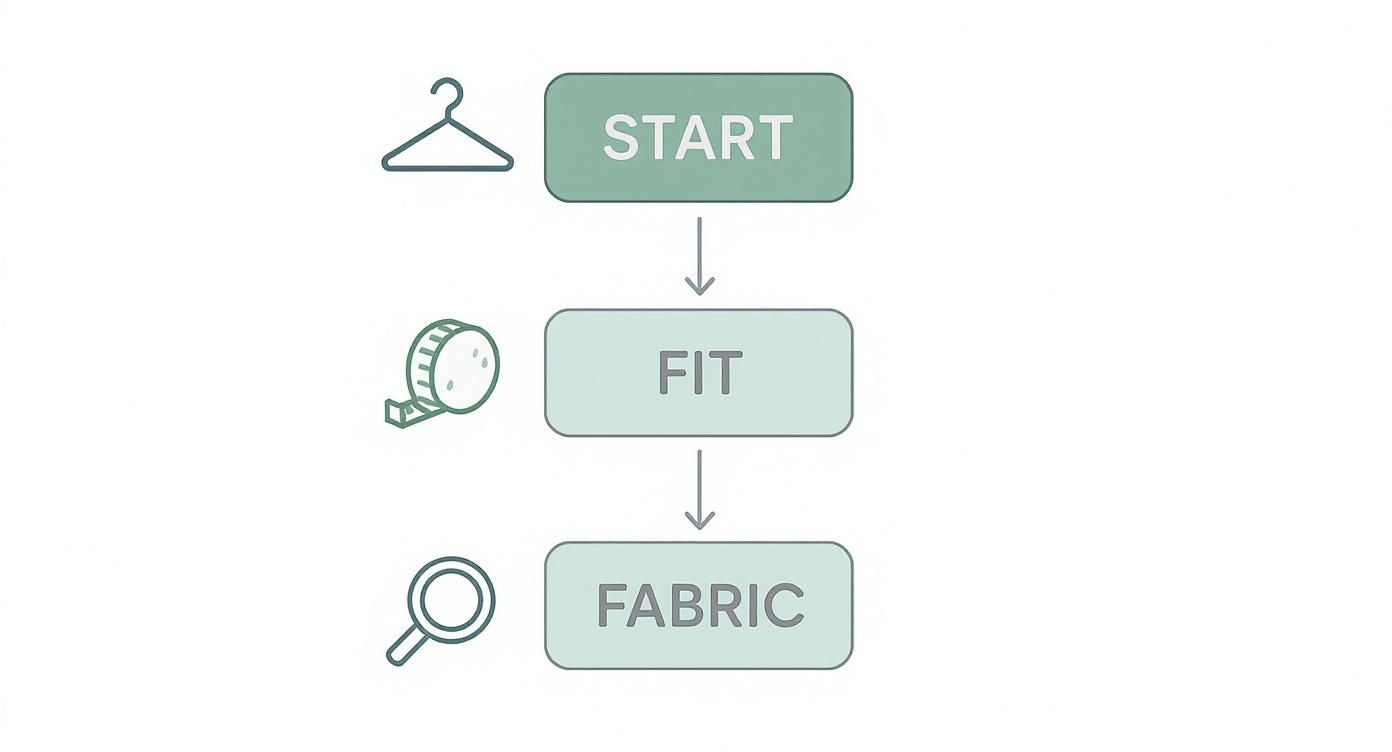 Infographic about golfing clothing for women