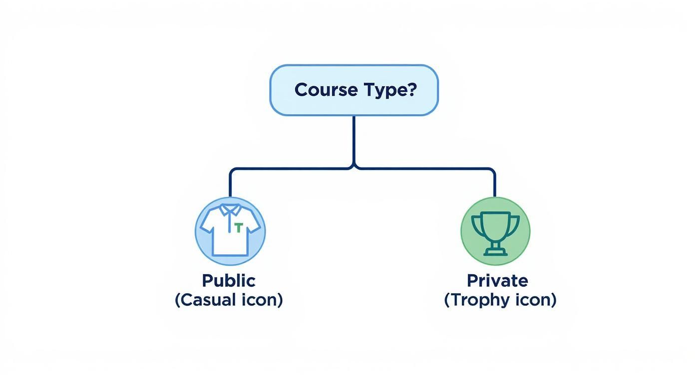 Infographic about what to wear golfing