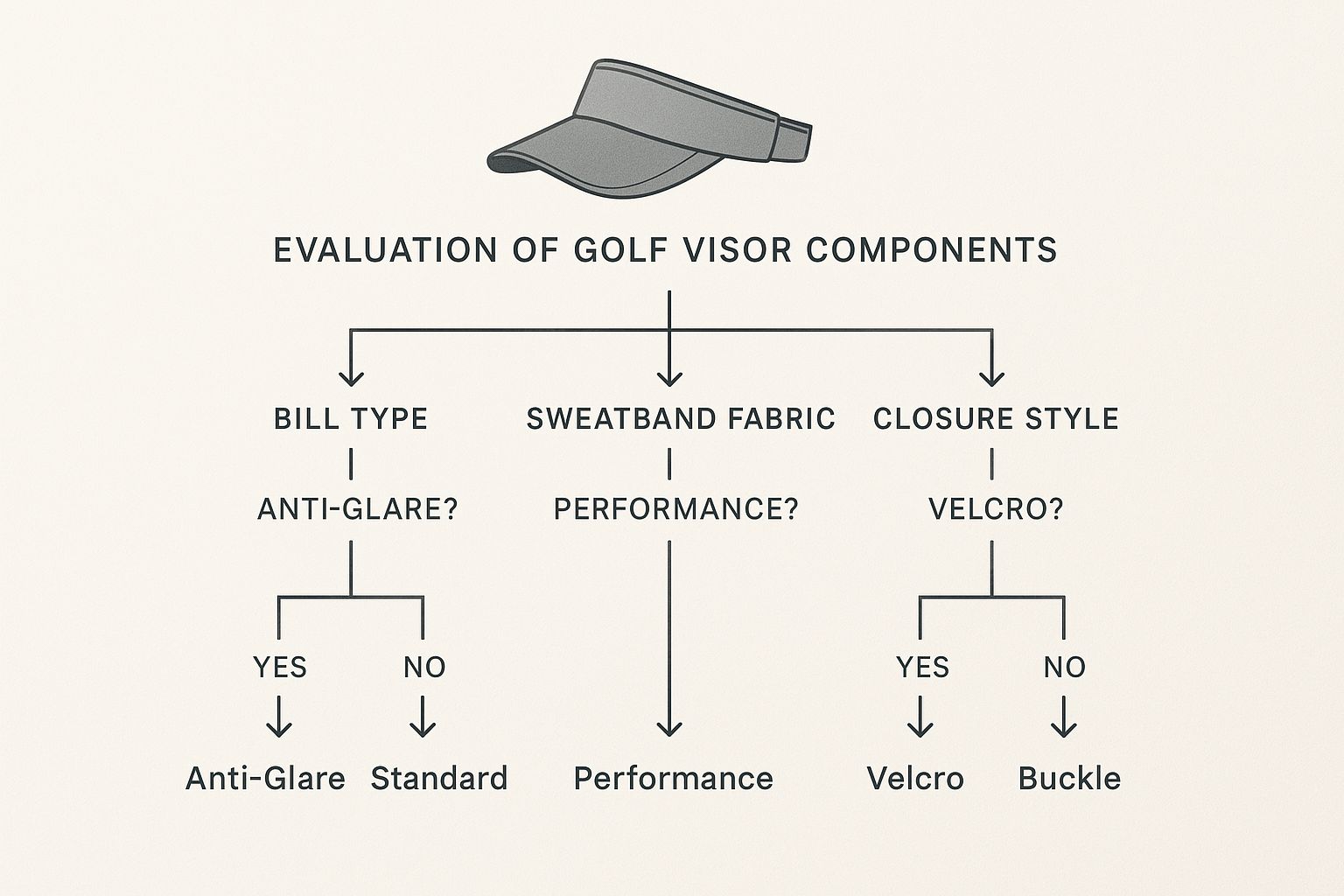 Infographic about best golf visors