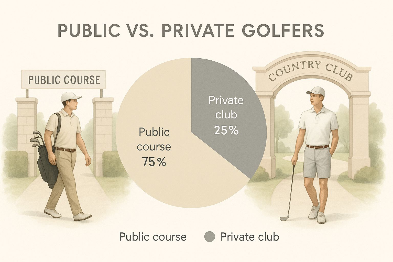 Infographic about how to dress for golf