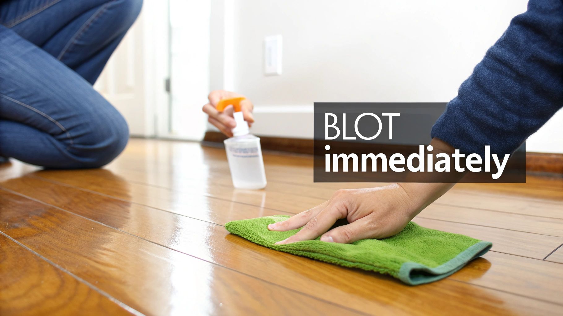 Fresh accident cleanup