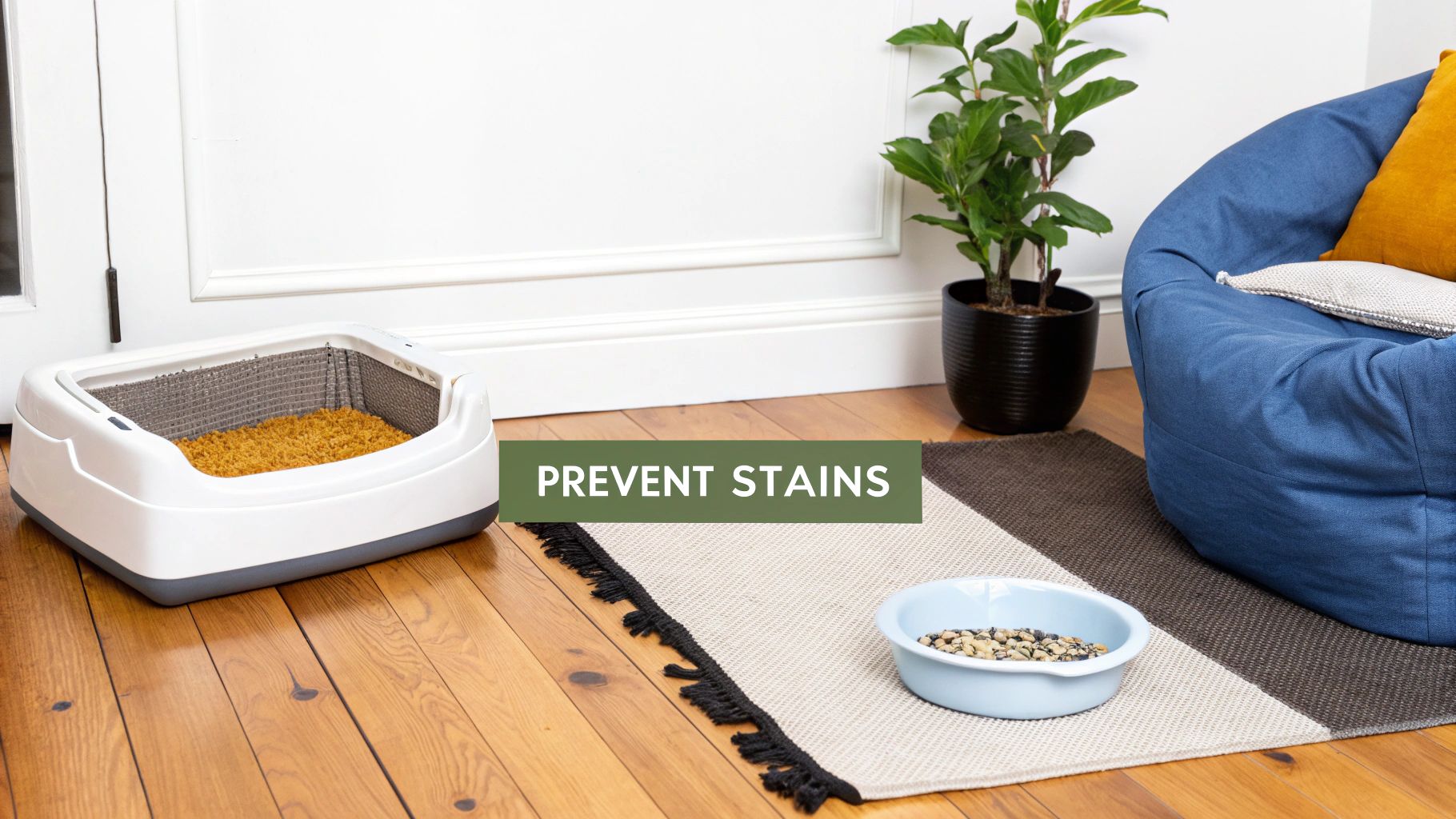 Washable rugs and absorbent mats