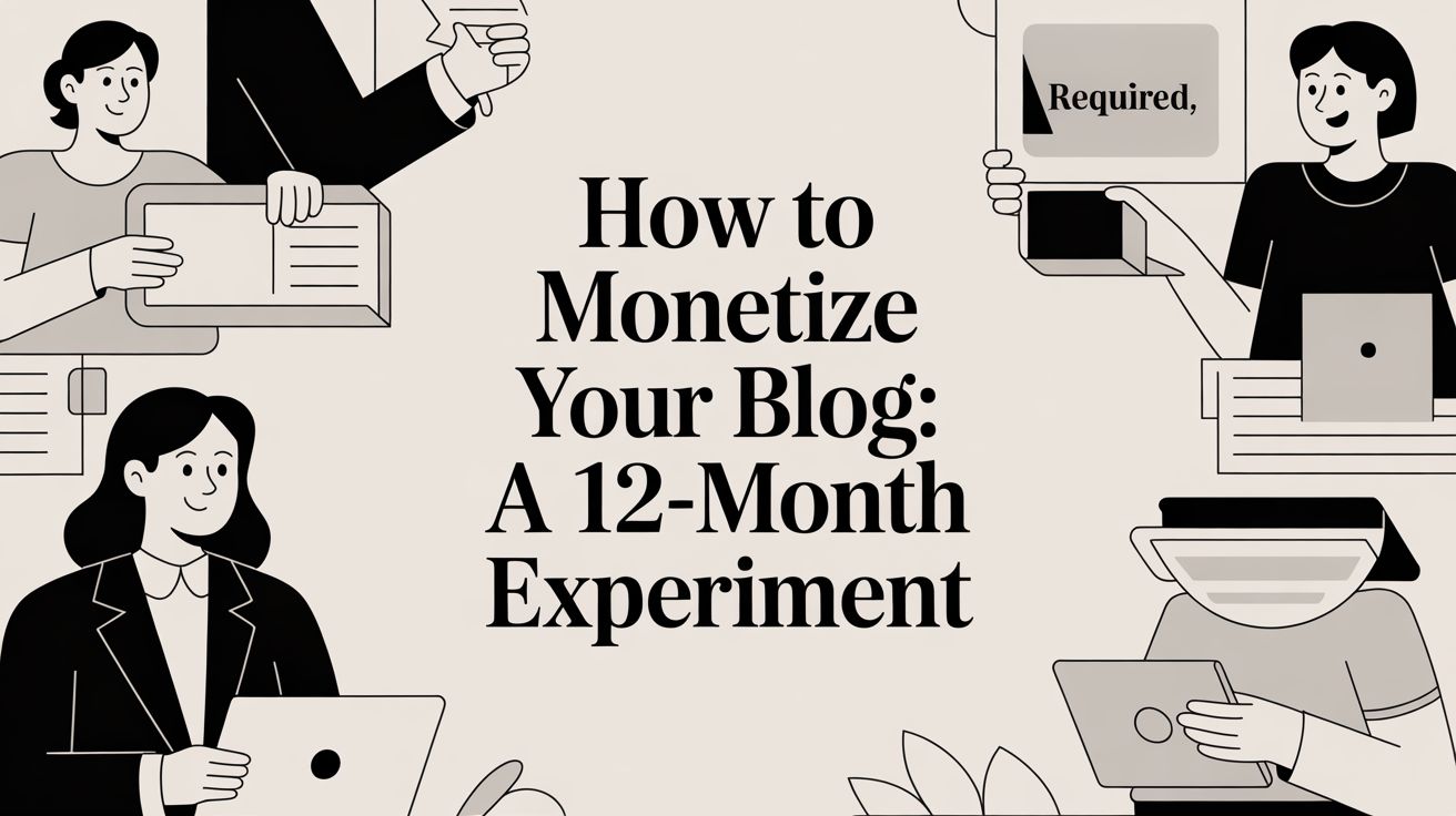 My 12-Month Experiment to Monetize a Blog (From $50 to $4,580/Month)