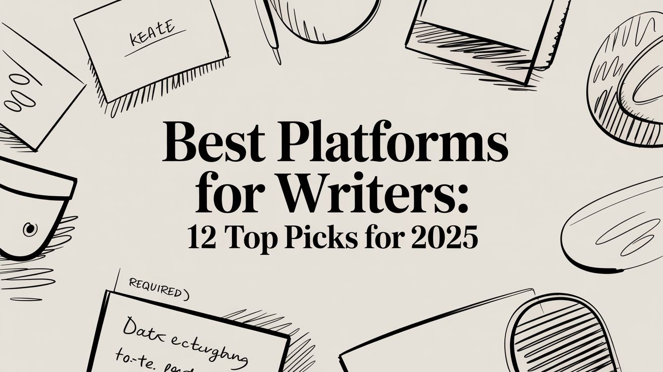 best platforms for writers: 12 top picks for 2025