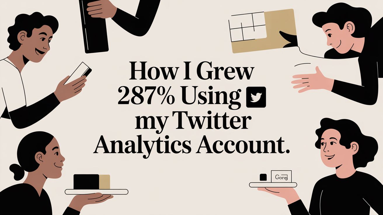 How I Grew 287% Using My Twitter Analytics Account