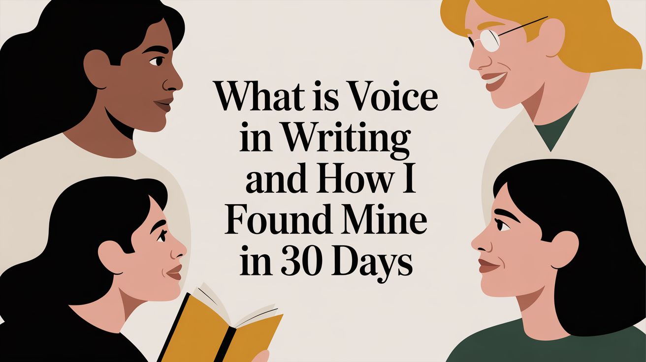 How I Found My Writing Voice in 30 Days (And Grew My Audience 300%)