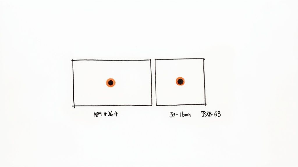 A professional-looking native video post on a LinkedIn feed