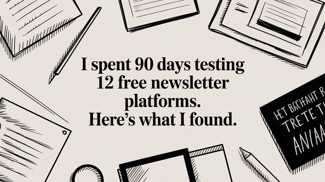 I Spent 90 Days Testing 12 Free Newsletter Platforms. Here's What I Found.