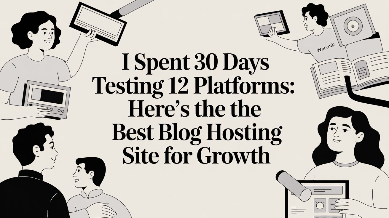 I Spent 30 Days Testing 12 Platforms: Here's the Best Blog Hosting Site for Growth