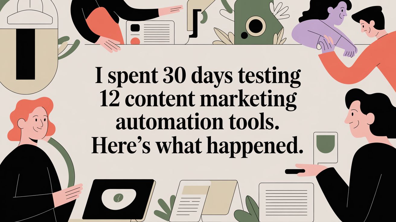 I Spent 30 Days Testing 12 Content Marketing Automation Tools. Here’s What Happened.