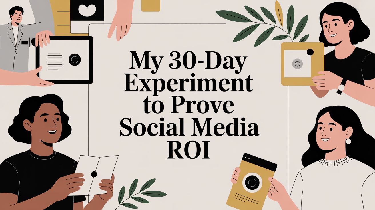 My 30-Day Experiment to Prove Social Media ROI