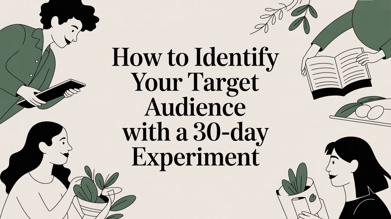 How I Identified My Target Audience With a 30-Day Experiment (And How You Can Too)
